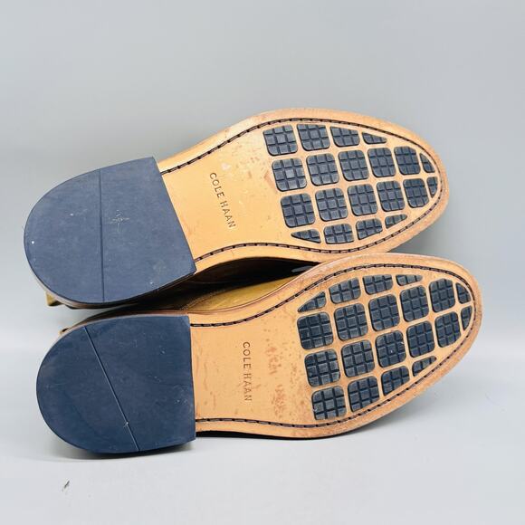 Cole Haan Boots Mens 9 Brown Leather Colton Chukka Ankle Lace Up Winter Shoes - Picture 9 of 12